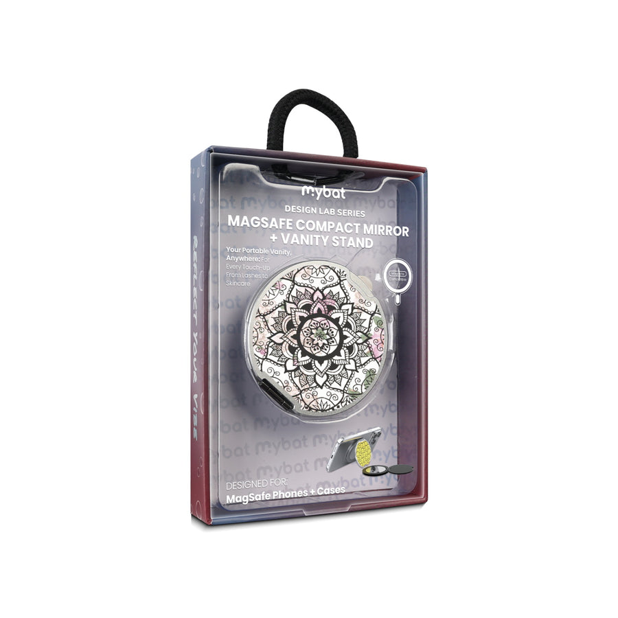 MyBat Design Lab MagSafe Selfie Mirror Kickstand - Silver - Mandala - MOTHMNUSU332-113-11.jpg