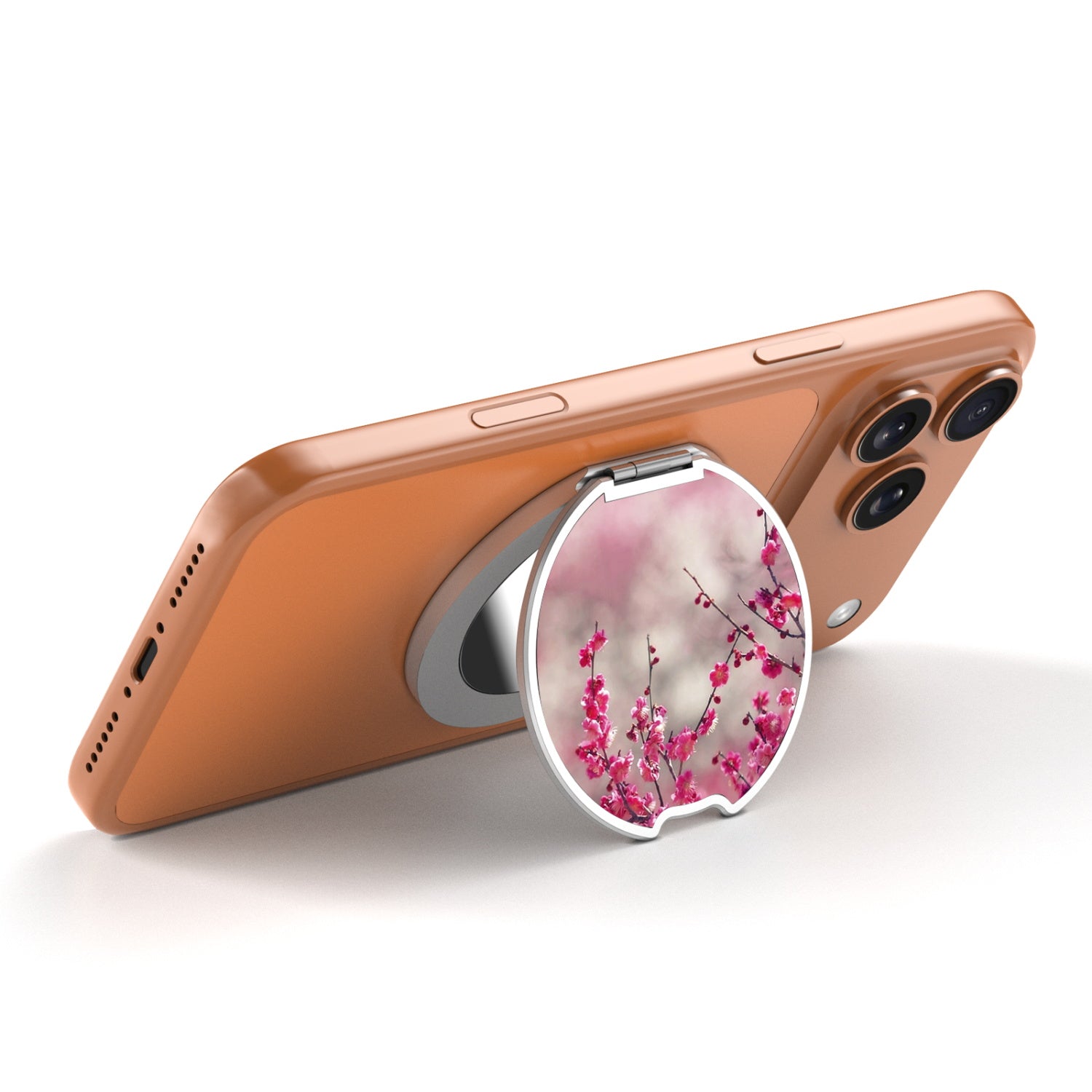 MyBat Design Lab MagSafe Selfie Mirror Kickstand - Silver - Sakura Blooms - MOTHMNUSU332-132-2.jpg