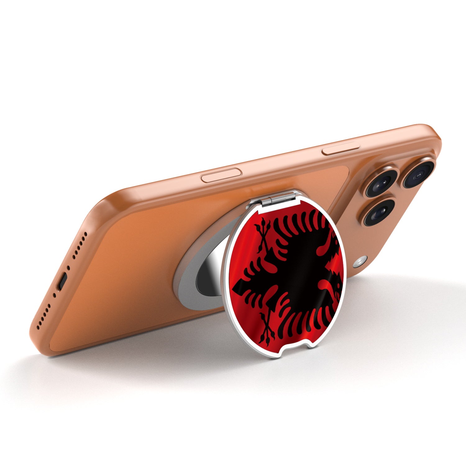 MyBat Design Lab MagSafe Selfie Mirror Kickstand - Silver - Albania Flag - MOTHMNUSU332-140-2.jpg