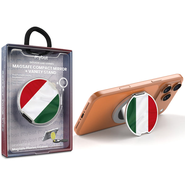 MyBat Design Lab MagSafe Selfie Mirror Kickstand - Silver - Hungary Flag - MOTHMNUSU332-149-1.jpg