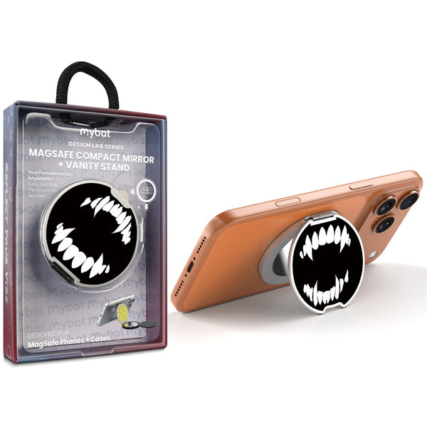 MyBat Design Lab MagSafe Selfie Mirror Kickstand - Silver - Vampire Fangs - MOTHMNUSU332-230-1.jpg