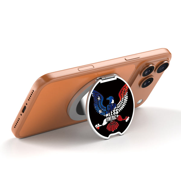 MyBat Design Lab MagSafe Selfie Mirror Kickstand - Silver - God Bless America - MOTHMNUSU332-261-2.jpg