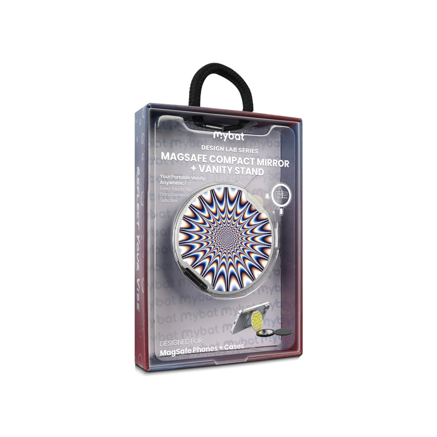 MyBat Design Lab MagSafe Selfie Mirror Kickstand - Silver - Hypnotic Burst - MOTHMNUSU332-267-11.jpg