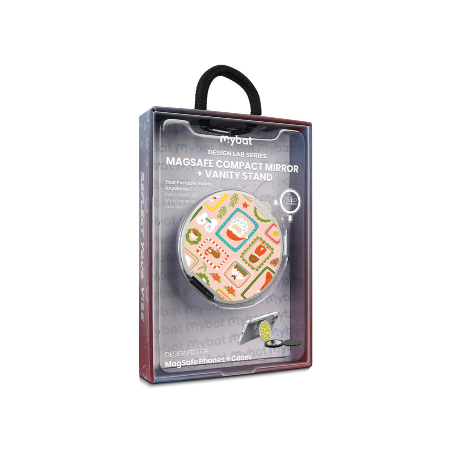 MyBat Design Lab MagSafe Selfie Mirror Kickstand - Silver - Holiday Stamps - MOTHMNUSU332-297-11.jpg