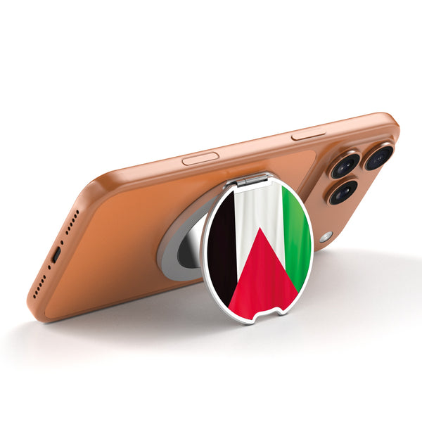 MyBat Design Lab MagSafe Selfie Mirror Kickstand - Silver - Palestine Flag - MOTHMNUSU332-306-2.jpg