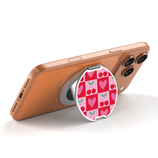 MyBat Design Lab MagSafe Selfie Mirror Kickstand - Silver - Cherry Hearts - MOTHMNUSU332-334-2.jpg