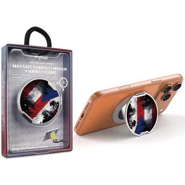MyBat Design Lab MagSafe Selfie Mirror Kickstand - Silver - Puerto Rico Eagle Flag - MOTHMNUSU332-359-1.jpg