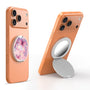 MyBat Design Lab MagSafe Selfie Mirror Kickstand - Silver - Pink Butterflies - MOTHMNUSU332-361-3.jpg