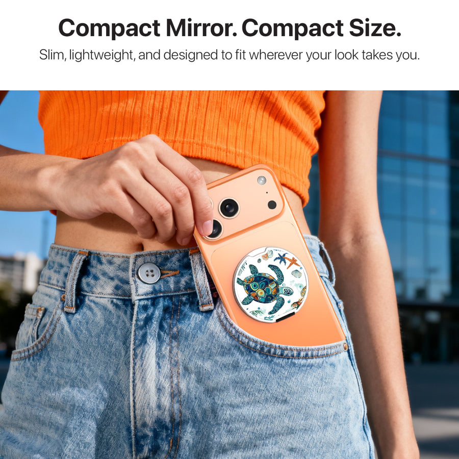 MyBat Design Lab MagSafe Selfie Mirror Kickstand - Silver - Sea Turtles - MOTHMNUSU332-375-10.jpg