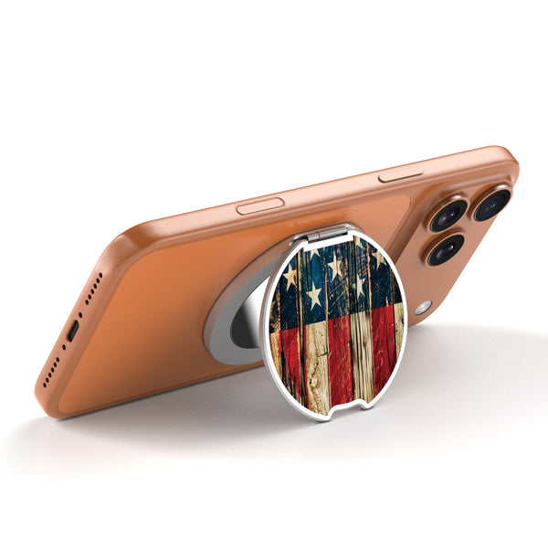 MyBat Design Lab MagSafe Selfie Mirror Kickstand - Silver - US Painted Flag - MOTHMNUSU332-381-2.jpg