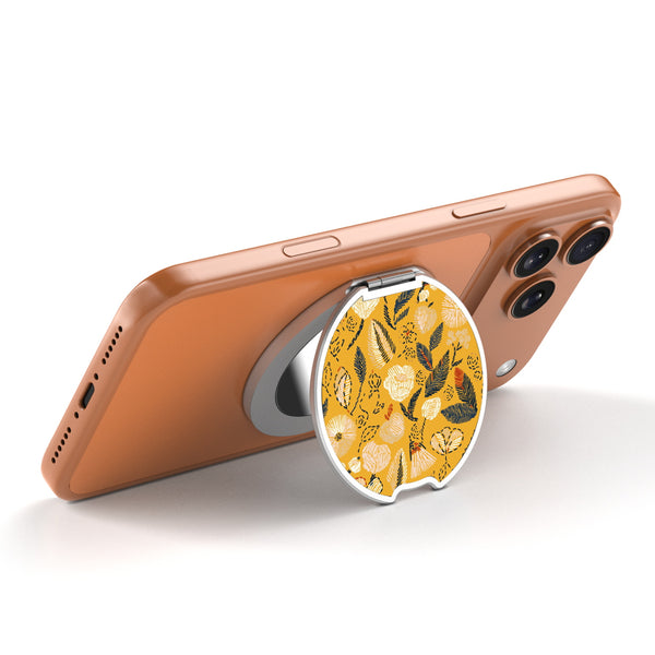 MyBat Design Lab MagSafe Selfie Mirror Kickstand - Silver - Floral Stitch - MOTHMNUSU332-439-2.jpg
