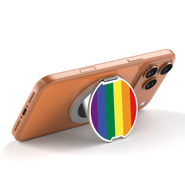 MyBat Design Lab MagSafe Selfie Mirror Kickstand - Silver - Rainbow Stripes - MOTHMNUSU332-459-2.jpg