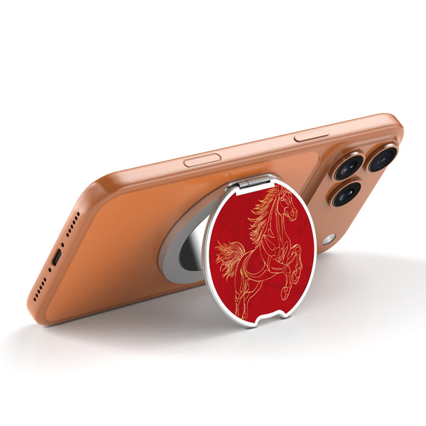 MyBat Design Lab MagSafe Selfie Mirror Kickstand - Silver - Fire Horse - MOTHMNUSU332-460-2.jpg