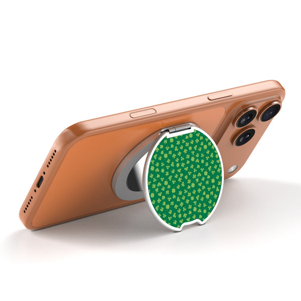 MyBat Design Lab MagSafe Selfie Mirror Kickstand - Silver - Lucky Clover - MOTHMNUSU332-466-2.jpg