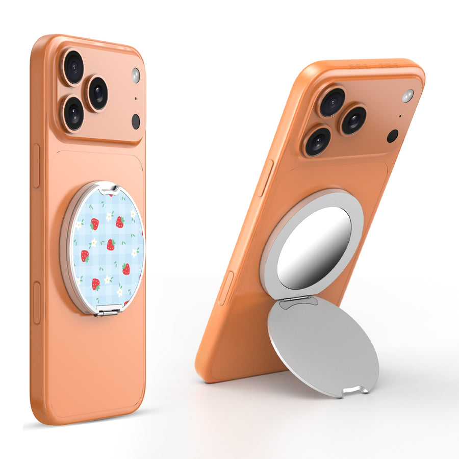 MyBat Design Lab MagSafe Selfie Mirror Kickstand - Silver - Sweet Strawberry - MOTHMNUSU332-525-2.JPG