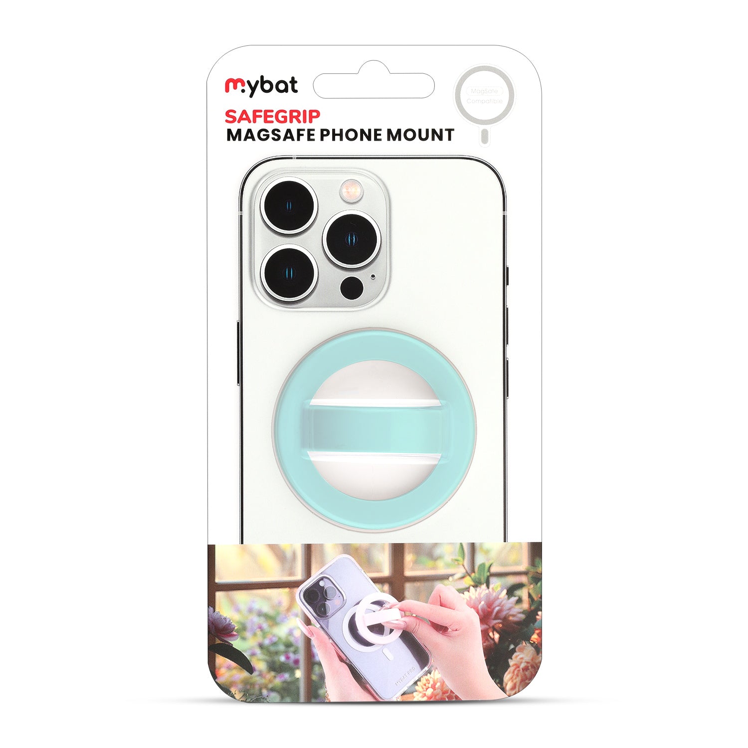MyBat SafeGrip MagSafe Phone Grip - Green