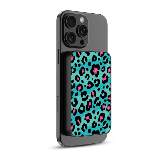 MyBat Design Lab 5000mAh Magnetic Wireless Power Bank - Black - Multicolor Leopard - MPBBAT131-BK-004-2.jpg