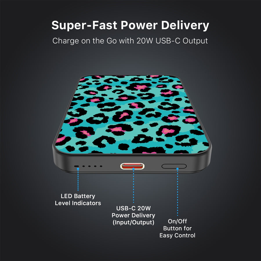 MyBat Design Lab 5000mAh Magnetic Wireless Power Bank - Black - Multicolor Leopard - MPBBAT131-BK-004-7.jpg