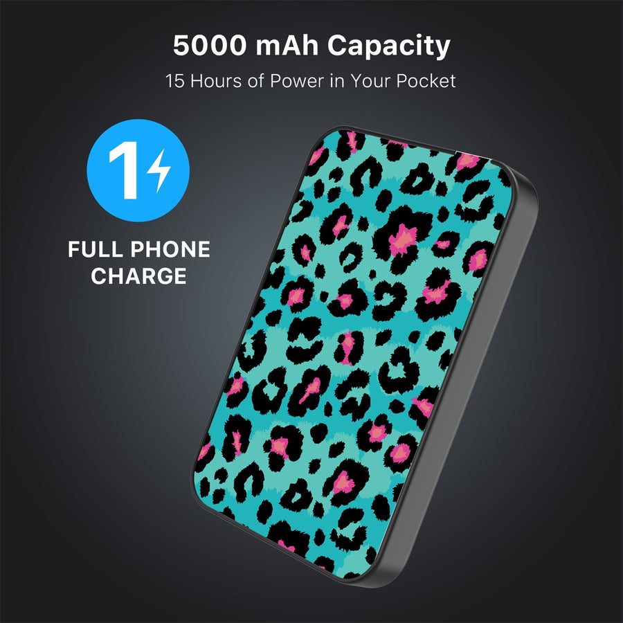 MyBat Design Lab 5000mAh Magnetic Wireless Power Bank - Black - Multicolor Leopard - MPBBAT131-BK-004-8.jpg