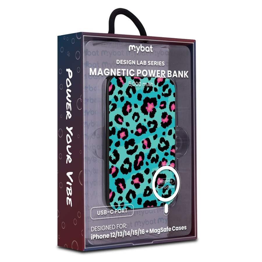 MyBat Design Lab 5000mAh Magnetic Wireless Power Bank - Black - Multicolor Leopard - MPBBAT131-BK-004-9.jpg
