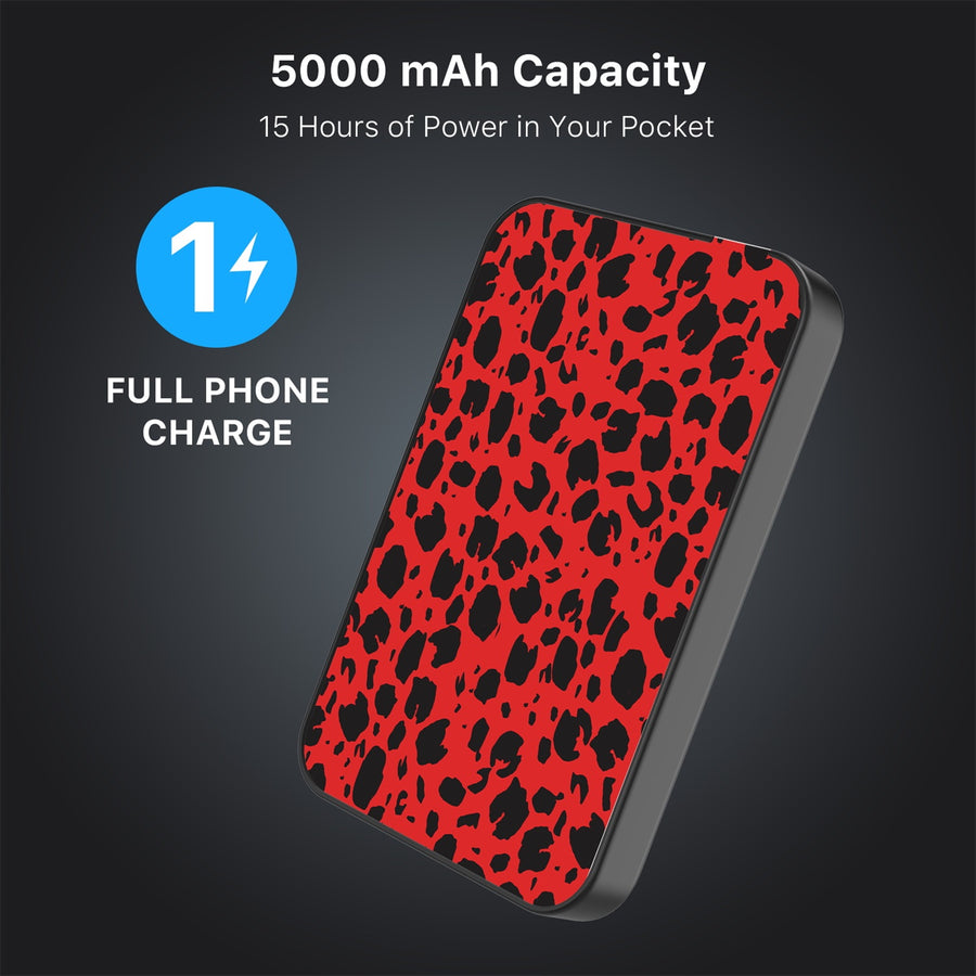 MyBat Design Lab 5000mAh Magnetic Wireless Power Bank - Black - Red Leopard Print - MPBBAT131-BK-008-8.jpg