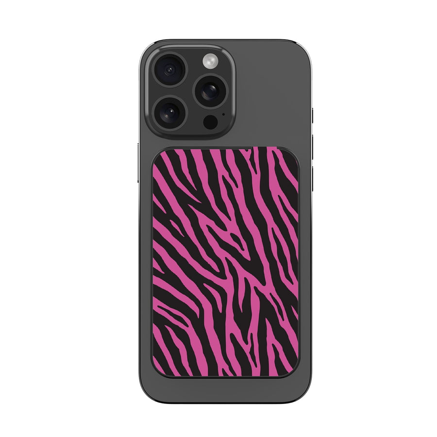 MyBat Design Lab 5000mAh Magnetic Wireless Power Bank - Black - Pink Zebra Print - MPBBAT131-BK-010-3.jpg