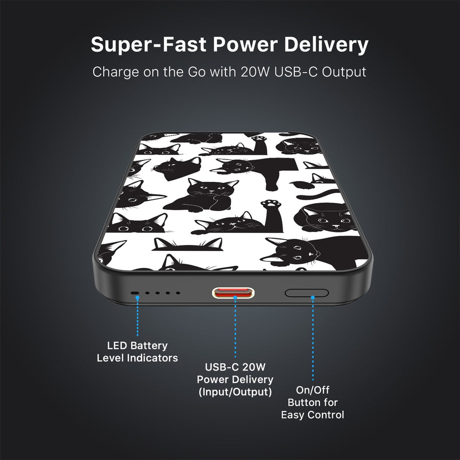MyBat Design Lab 5000mAh Magnetic Wireless Power Bank - Black - Black Cats - MPBBAT131-BK-017-7.jpg
