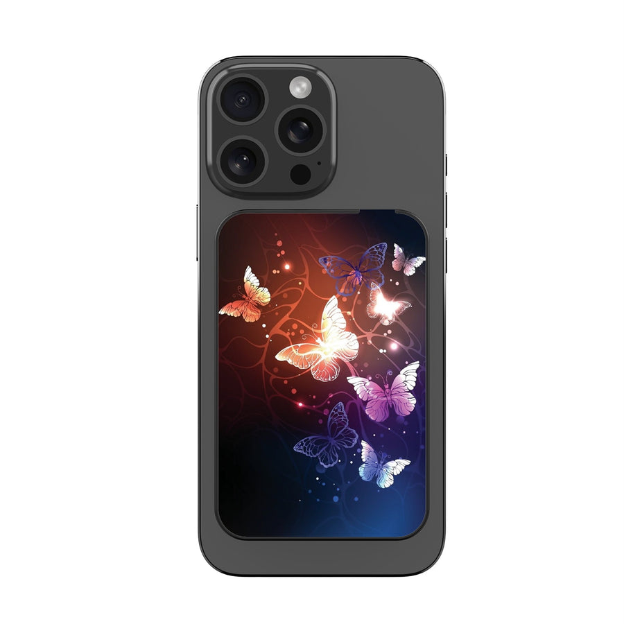 MyBat Design Lab 5000mAh Magnetic Wireless Power Bank - Black - Neon Butterflies - MPBBAT131-BK-022-3.jpg