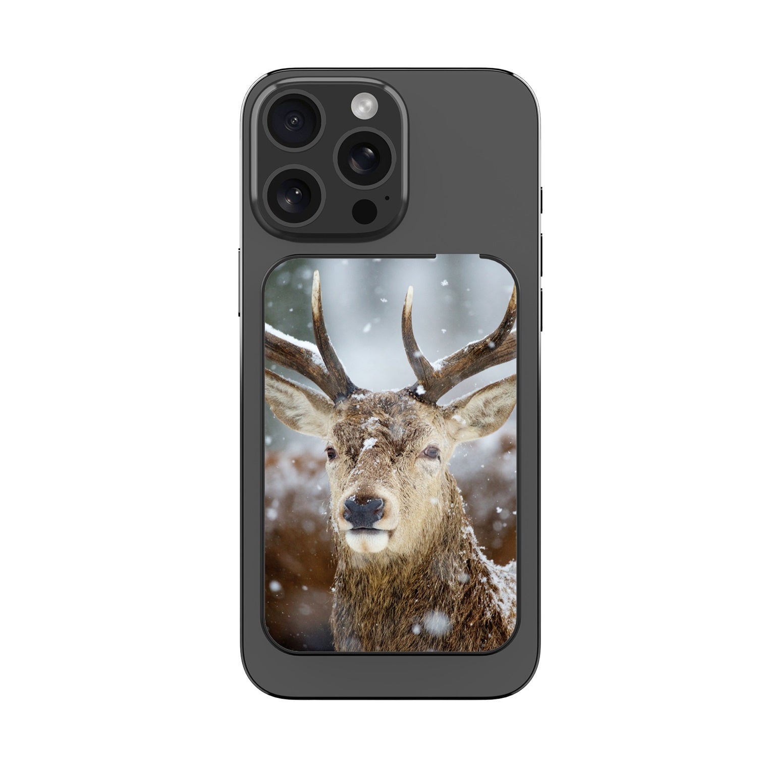 MyBat Design Lab 5000mAh Magnetic Wireless Power Bank - Black - Deer in Winter - MPBBAT131-BK-024-3.jpg