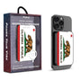 MyBat Design Lab 5000mAh Magnetic Wireless Power Bank - Black - California State Flag