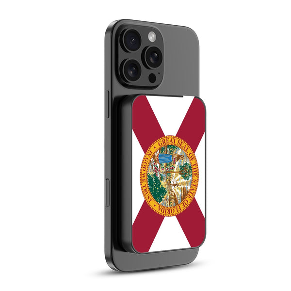 MyBat Design Lab 5000mAh Magnetic Wireless Power Bank - Black - Florida State Flag - MPBBAT131-BK-028-2.jpg
