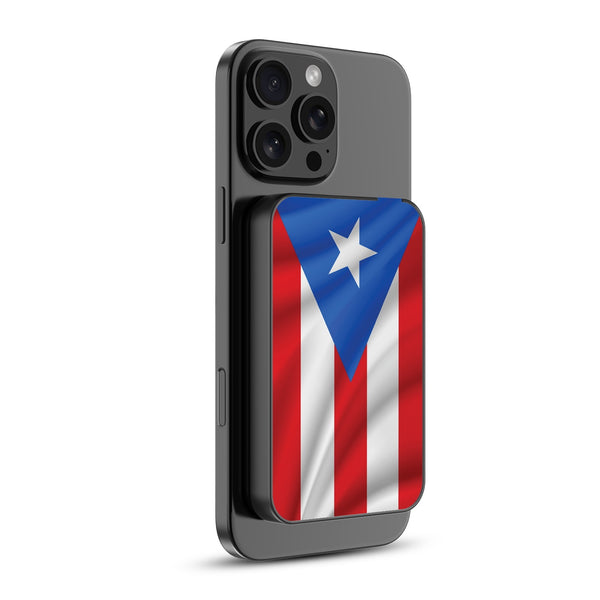 MyBat Design Lab 5000mAh Magnetic Wireless Power Bank - Black - Puerto Rican Flag - MPBBAT131-BK-029-2.jpg
