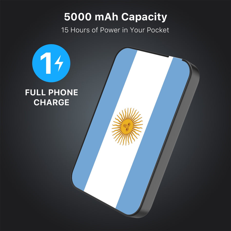MyBat Design Lab 5000mAh Magnetic Wireless Power Bank - Black - Argentinian Flag - MPBBAT131-BK-031-8.jpg