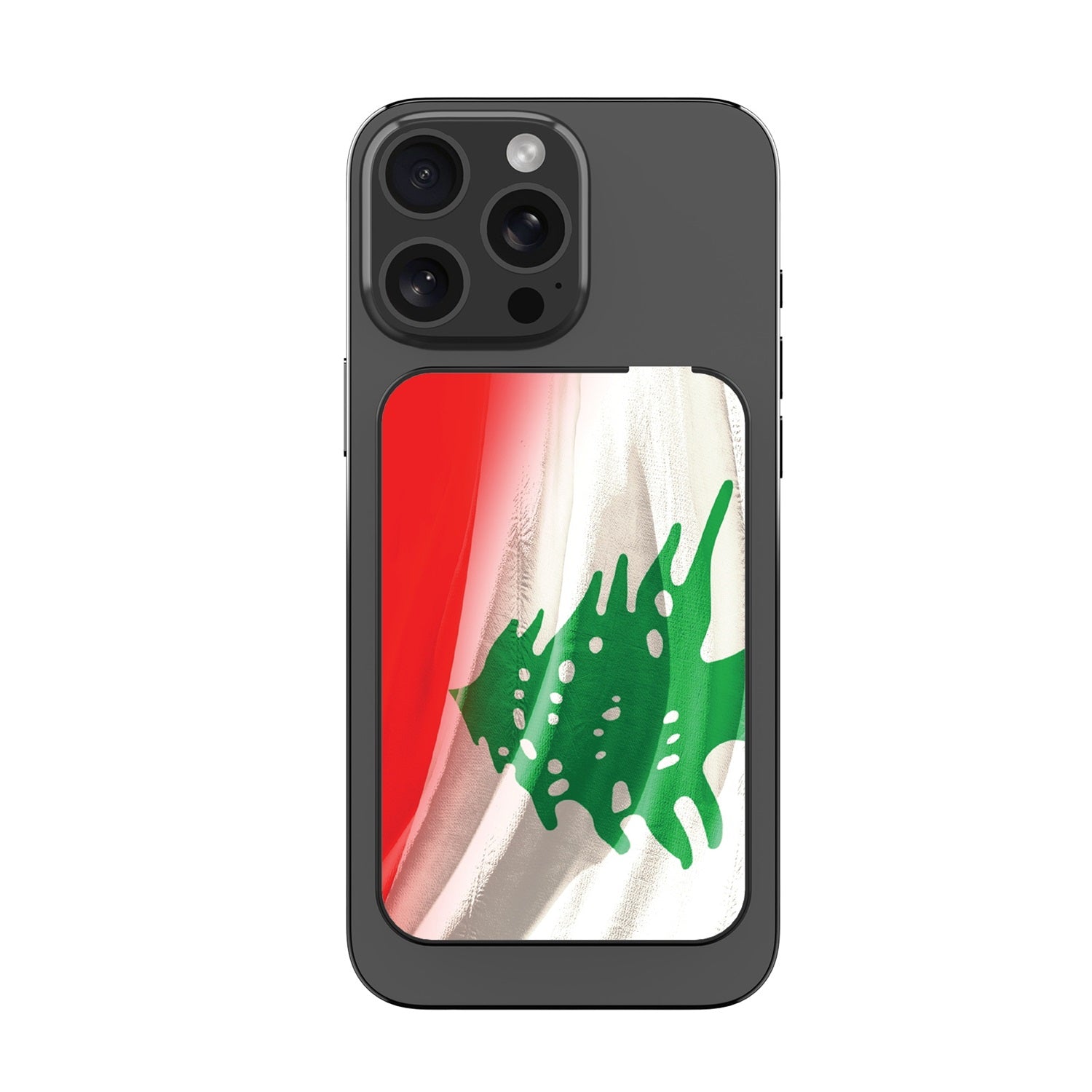 MyBat Design Lab 5000mAh Magnetic Wireless Power Bank - Black - Lebanese Flag - MPBBAT131-BK-033-3.jpg