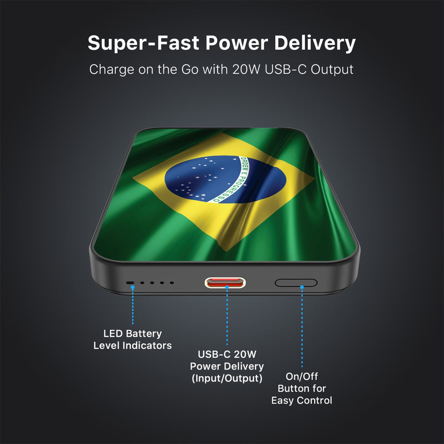 MyBat Design Lab 5000mAh Magnetic Wireless Power Bank - Black - Brazilian Flag - MPBBAT131-BK-038-7.jpg