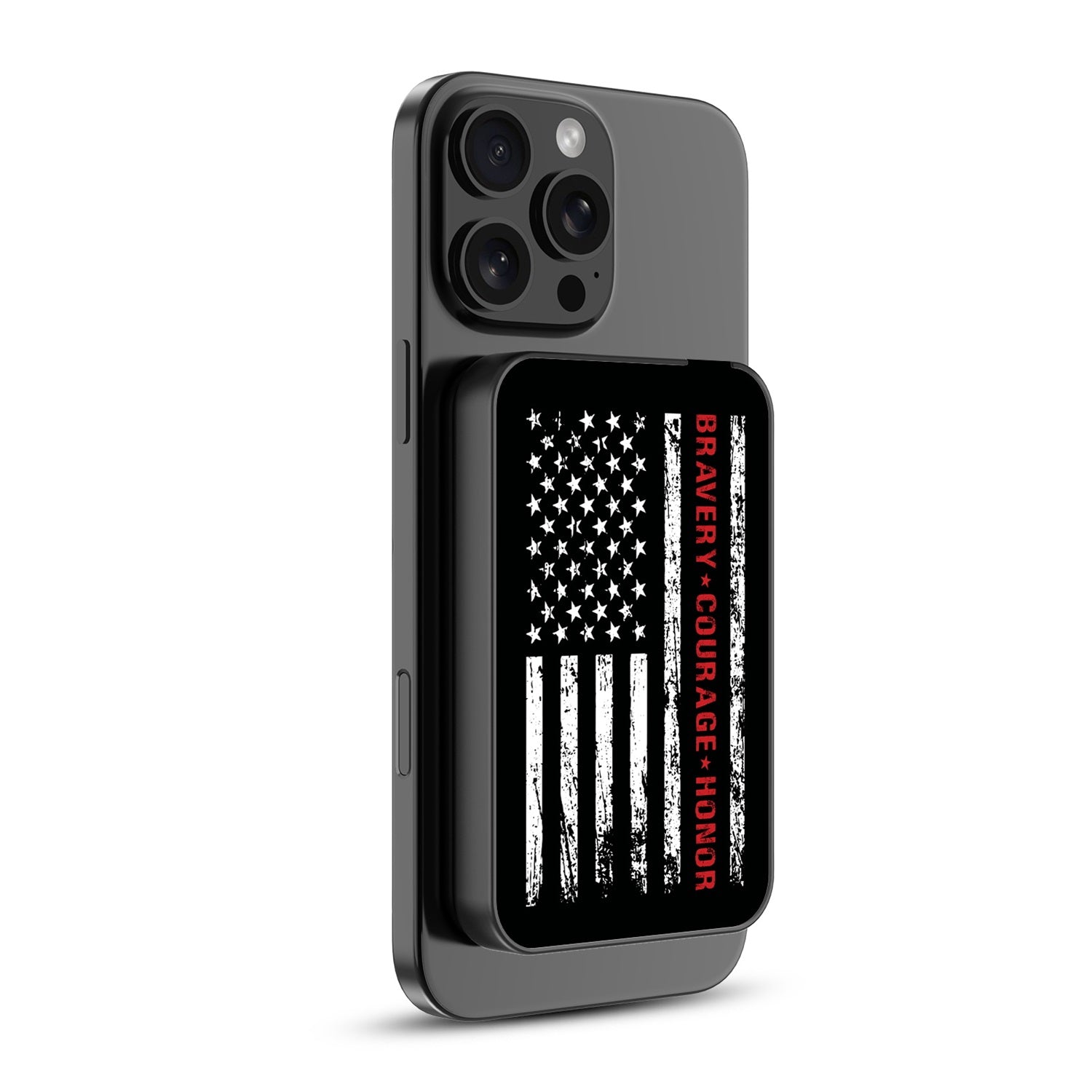 MyBat Design Lab 5000mAh Magnetic Wireless Power Bank - Black - Firefighter Flag - MPBBAT131-BK-041-2.jpg