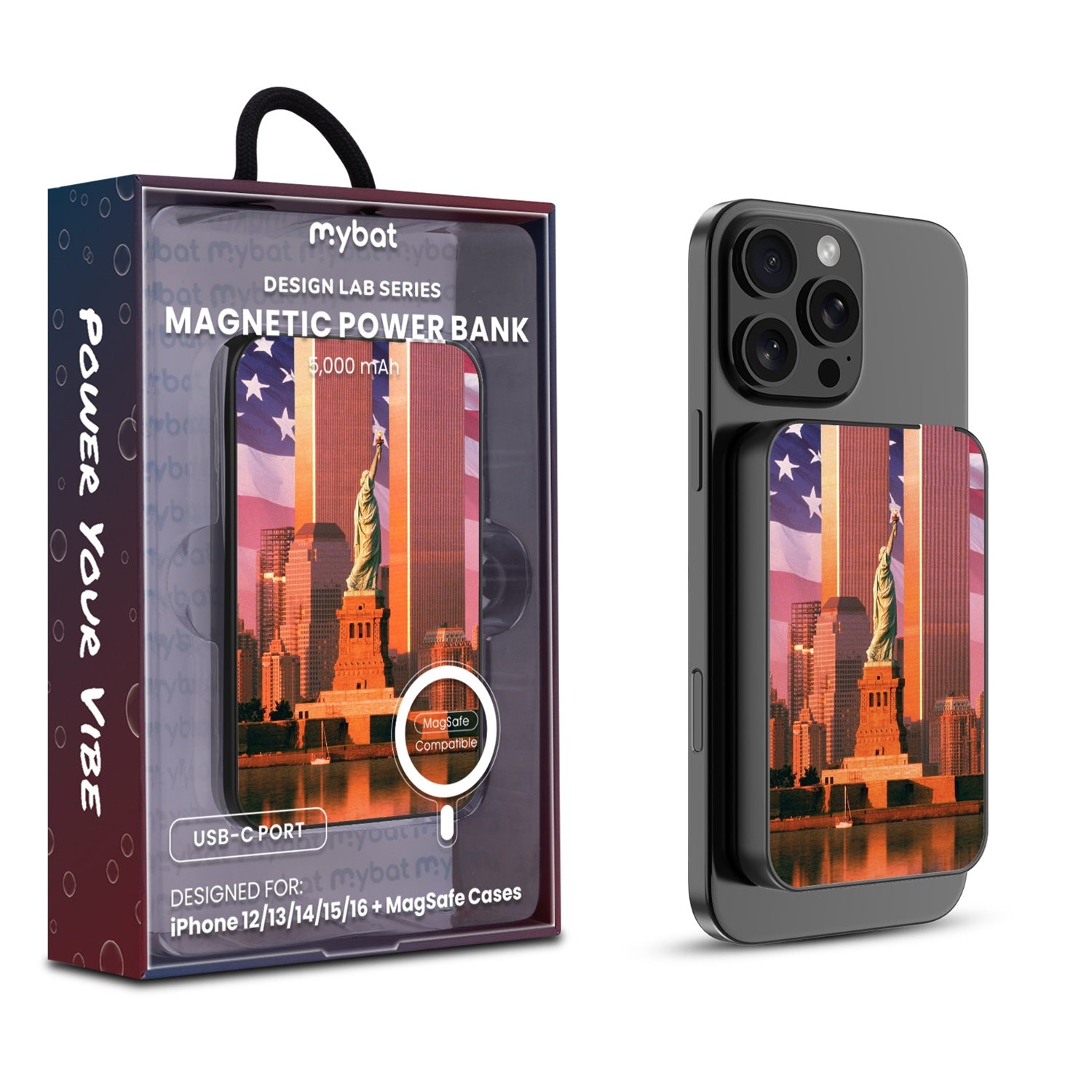 MyBat Design Lab 5000mAh Magnetic Wireless Power Bank - Black - Liberty For All - MPBBAT131-BK-048-1.jpg