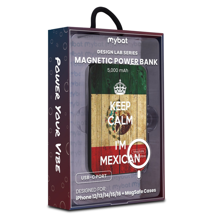 MyBat Design Lab 5000mAh Magnetic Wireless Power Bank - Black - Keep Calm, I'm Mexican - MPBBAT131-BK-051-9.jpg