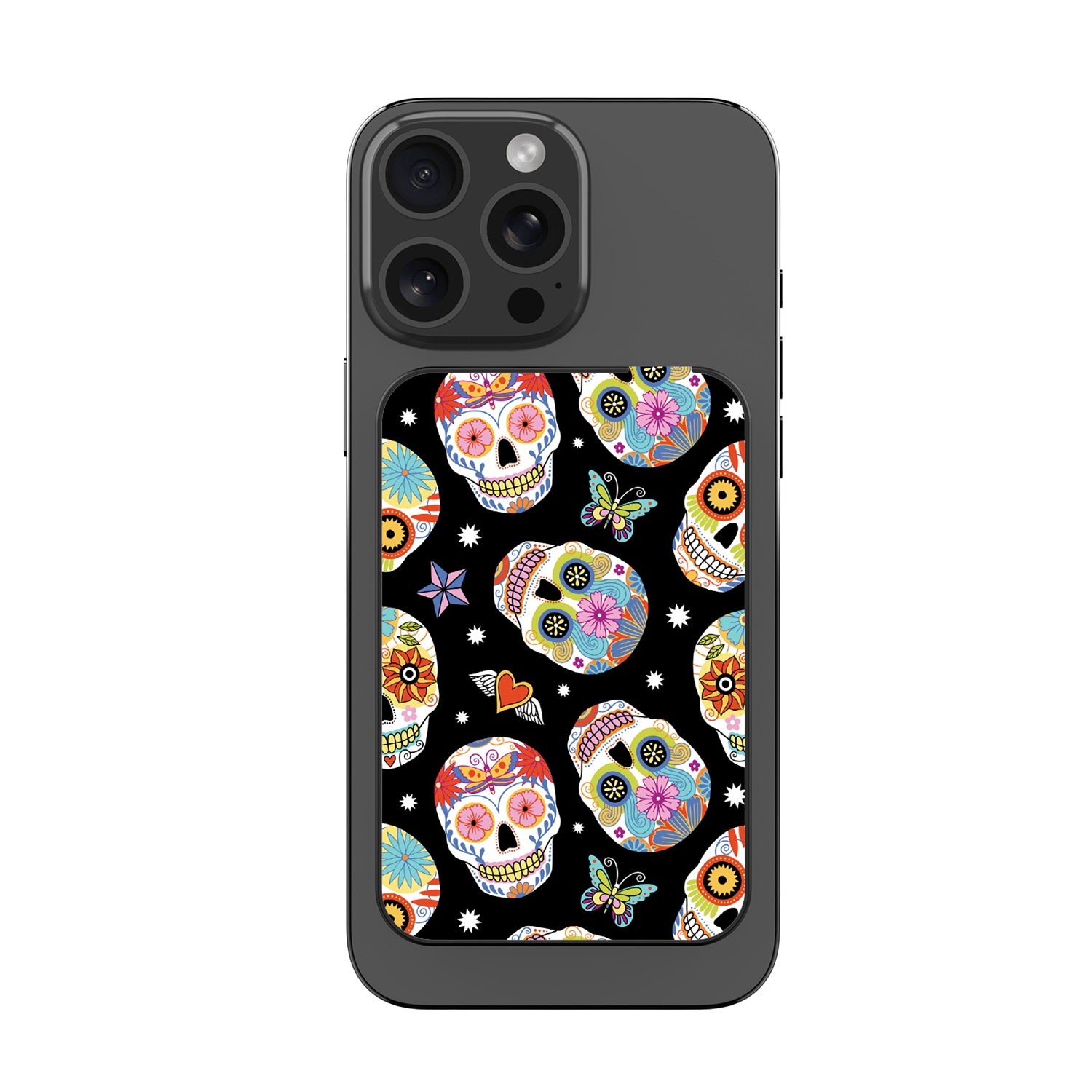 MyBat Design Lab 5000mAh Magnetic Wireless Power Bank - Black - Day of the Dead - MPBBAT131-BK-056-3.jpg