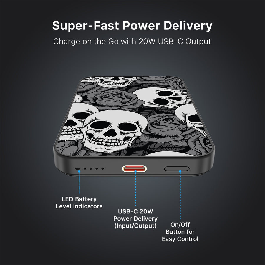 MyBat Design Lab 5000mAh Magnetic Wireless Power Bank - Black - Skull Garden - MPBBAT131-BK-081-7.jpg