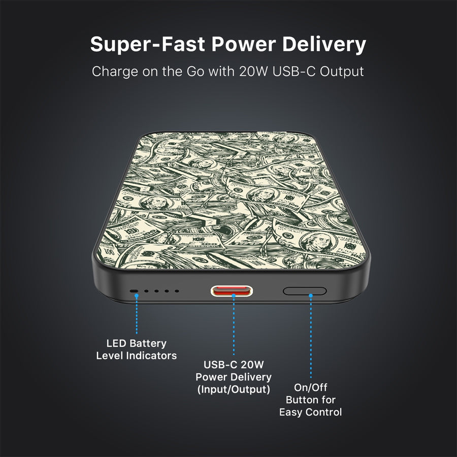 MyBat Design Lab 5000mAh Magnetic Wireless Power Bank - Black - Money Stack - MPBBAT131-BK-082-7.jpg