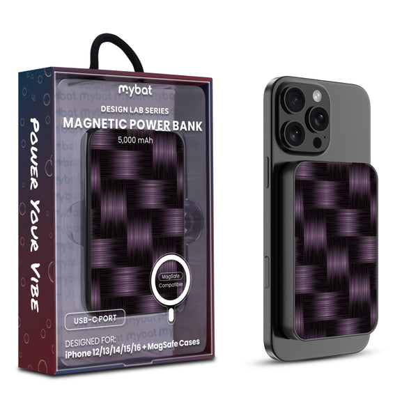 MyBat Design Lab 5000mAh Magnetic Wireless Power Bank - Black - Woven Carbon Fiber - MPBBAT131-BK-085-1.jpg
