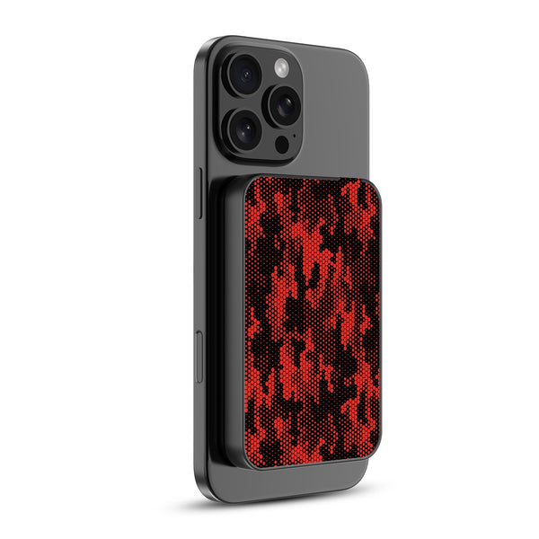 MyBat Design Lab 5000mAh Magnetic Wireless Power Bank - Black - Red Digital Camouflage - MPBBAT131-BK-086-2.jpg