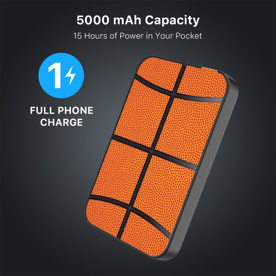 MyBat Design Lab 5000mAh Magnetic Wireless Power Bank - Black - Basketball - MPBBAT131-BK-087-8.jpg