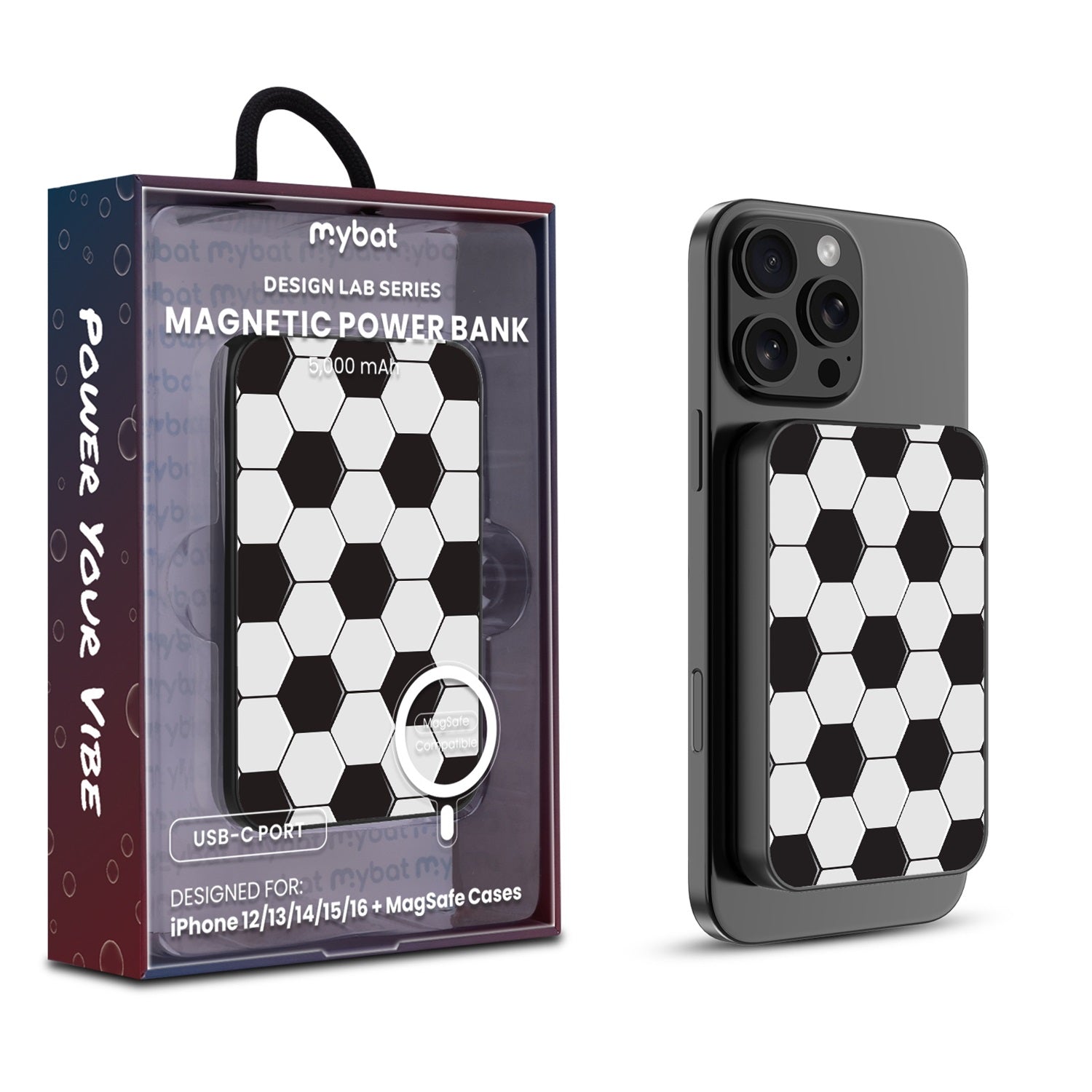 MyBat Design Lab 5000mAh Magnetic Wireless Power Bank - Black - Soccer - MPBBAT131-BK-088-1.jpg