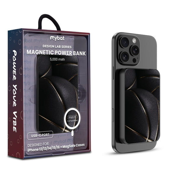 MyBat Design Lab 5000mAh Magnetic Wireless Power Bank - Black - Black Basketballs - MPBBAT131-BK-090-1.jpg