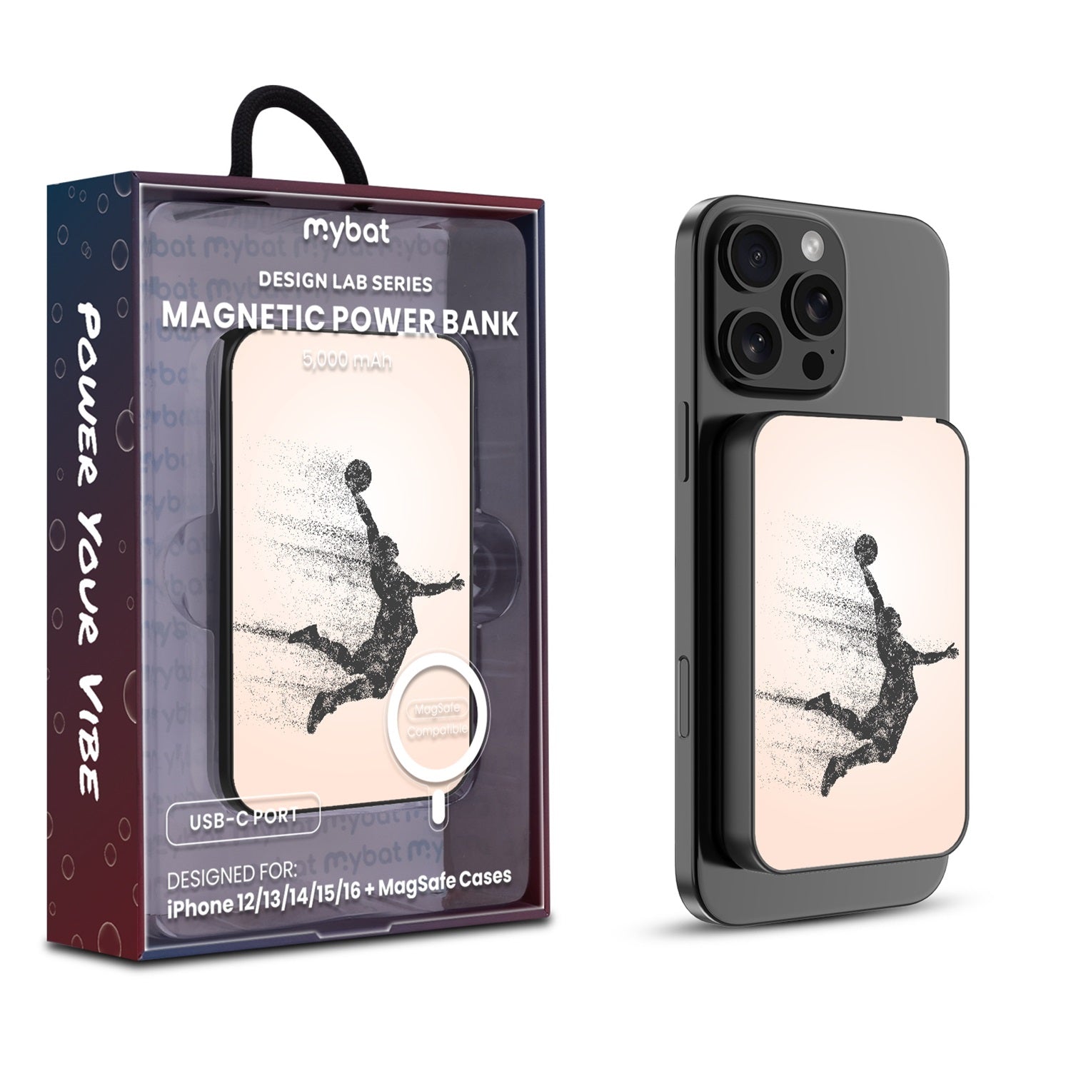 MyBat Design Lab 5000mAh Magnetic Wireless Power Bank - Black - Slam Dunk - MPBBAT131-BK-091-1.jpg