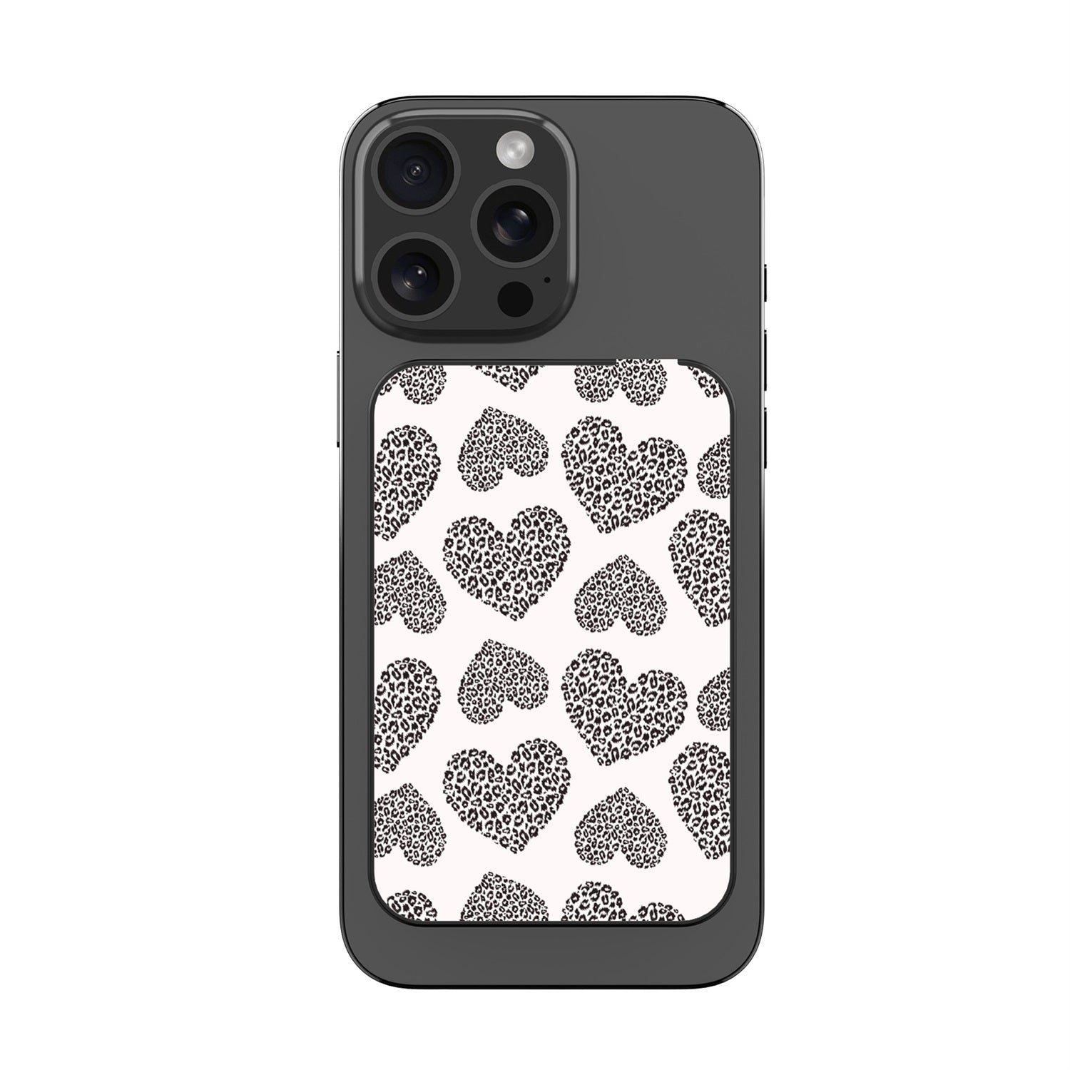MyBat Design Lab 5000mAh Magnetic Wireless Power Bank - Black - Leopard Print Hearts - MPBBAT131-BK-098-3.jpg