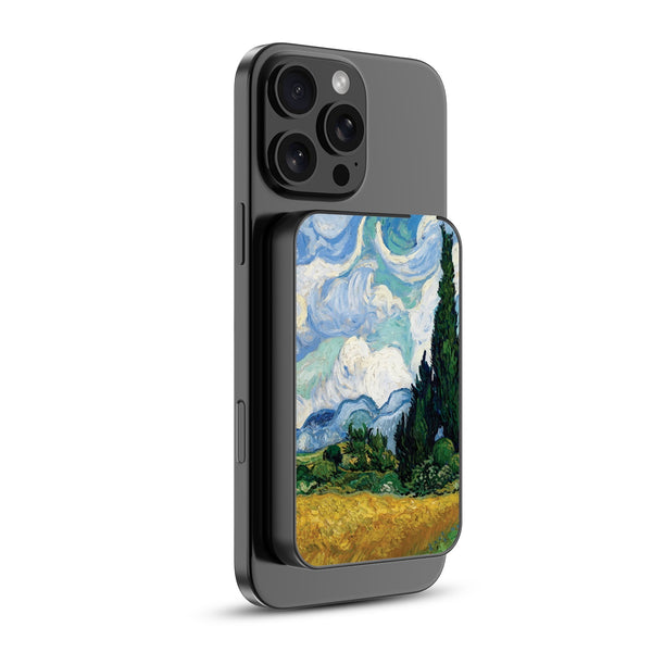 MyBat Design Lab 5000mAh Magnetic Wireless Power Bank - Black - Impressionist Painting - MPBBAT131-BK-105-2.jpg