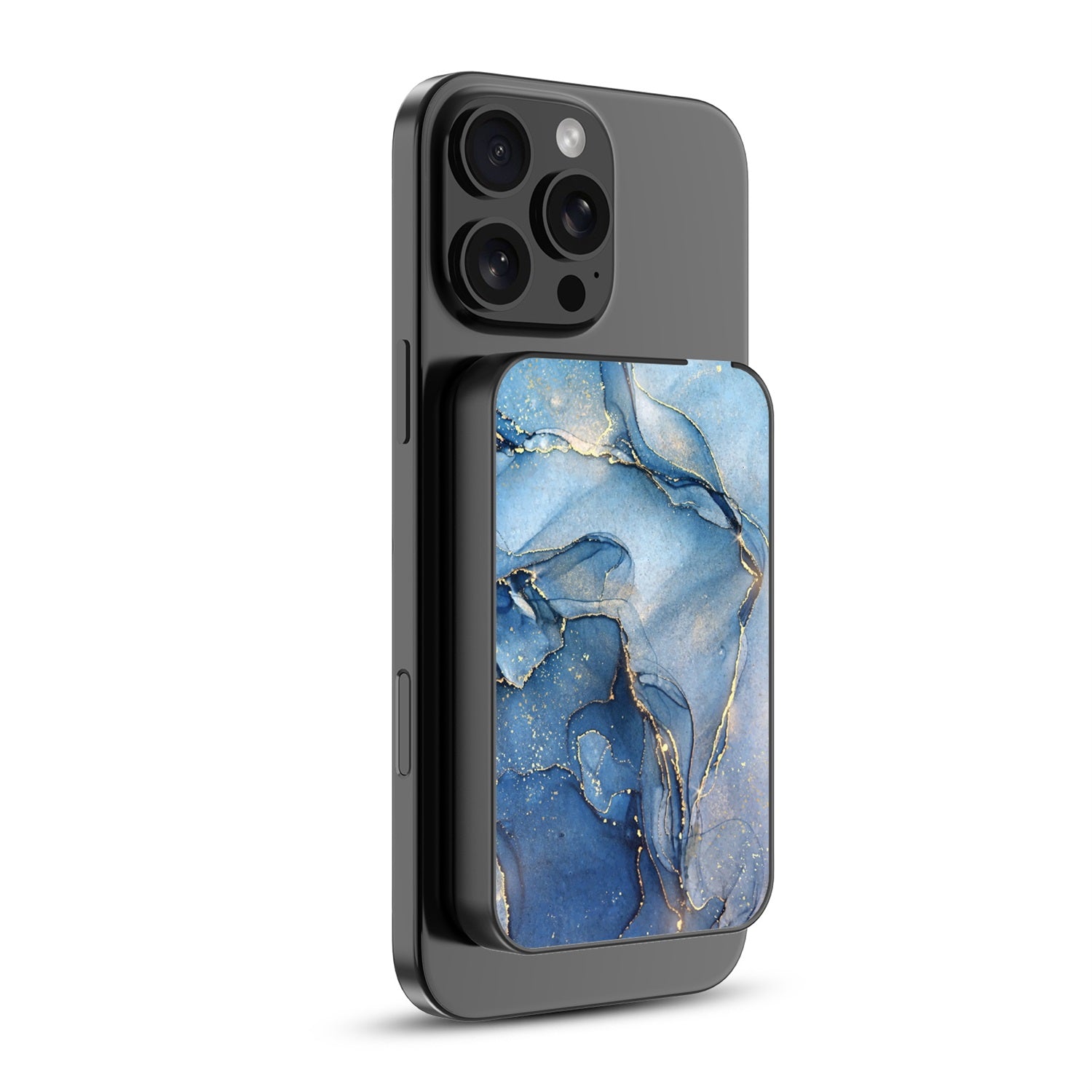 MyBat Design Lab 5000mAh Magnetic Wireless Power Bank - Black - Blue Marble - MPBBAT131-BK-106-2.jpg